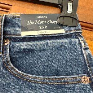 Abercrombie & Fitch Blue Denim High Rise Shorts